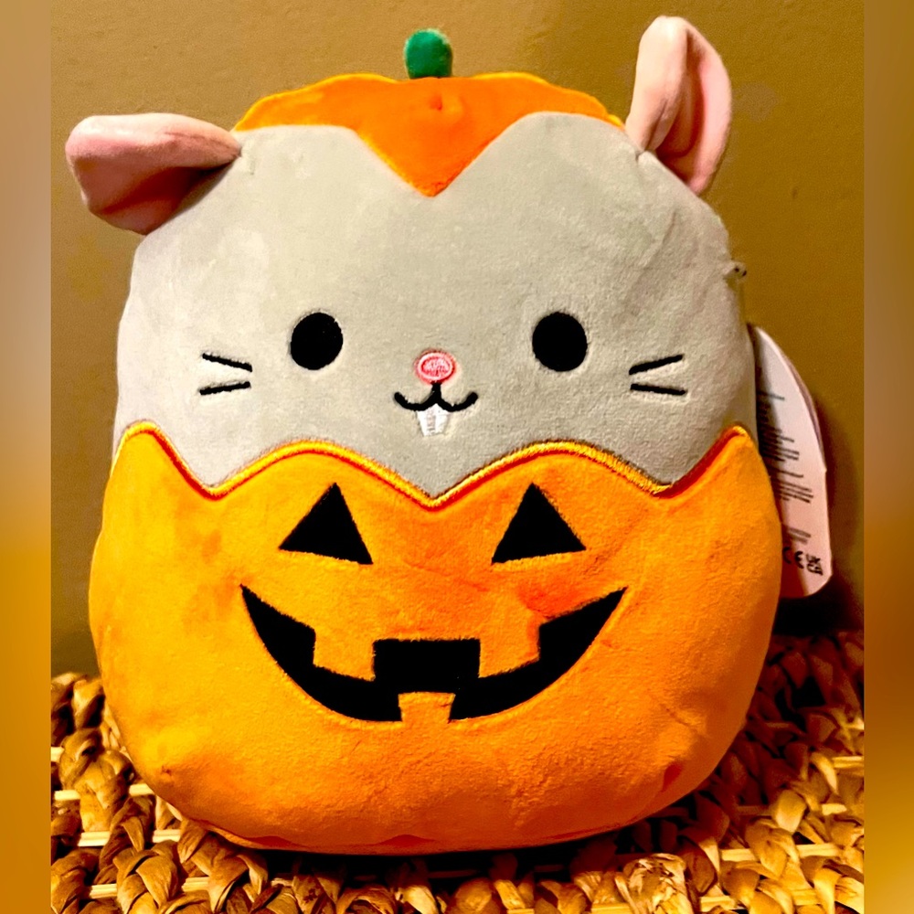 Squishmallows Milto the Pumpkin Mouse 2023 Halloween Exclusive